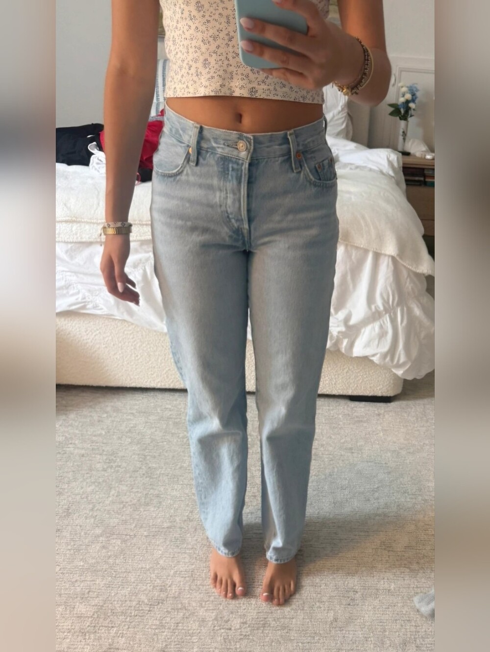 Levis 501 90s Light Blue Jeans 24